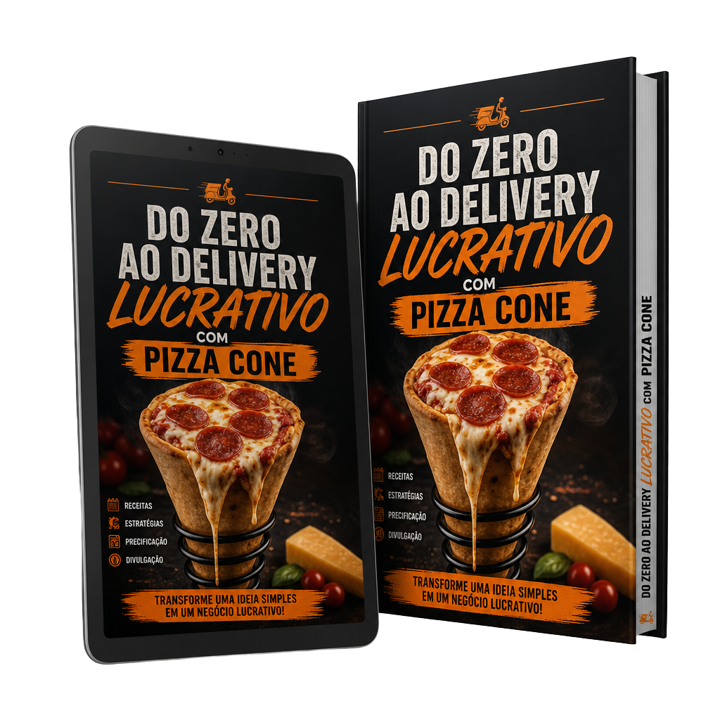 eBook Do Zero ao Delivery Lucrativo com Pizza Cone